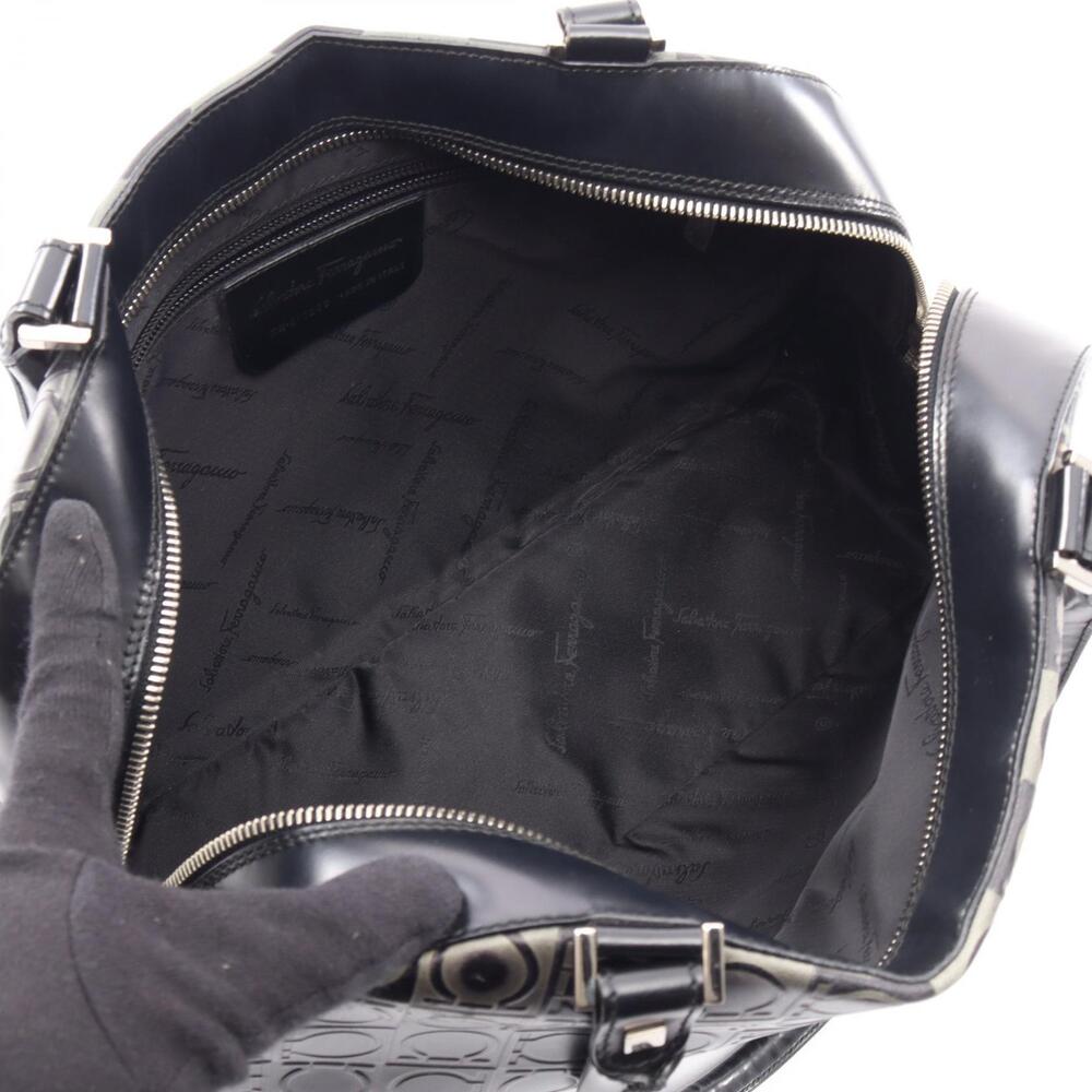Salvatore Ferragamo Gancini Leather Bag Black - Picture 3 of 12